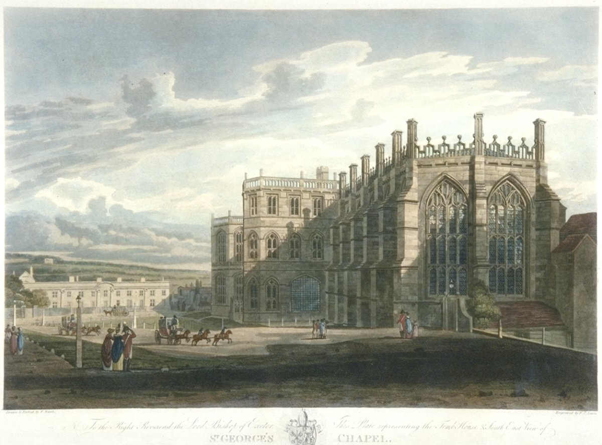 Image of The Tomb House and South East View of St. George’s Chapel, Windsor