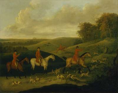 Image of Hunting Scene: Finding the Scent