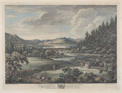 Image of A View of Ullswater toward Poola Bridge. A Lake between Cumberland and Westmoreland
