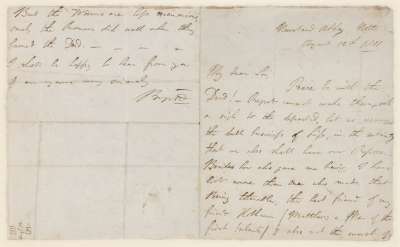 Image of Letter written by Lord Byron to Robert Charles Dallas, from Newstead Abbey