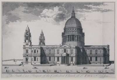 Image of The South East Prospect of the Cathedral Church of St Paul’s, London