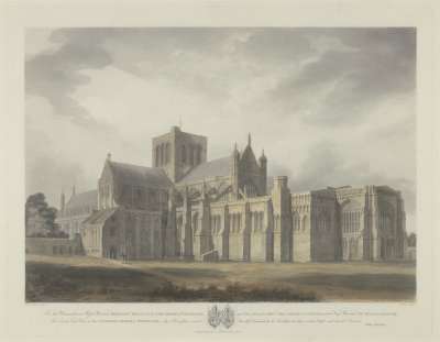 Image of South East View of the Cathedral Church of Winchester