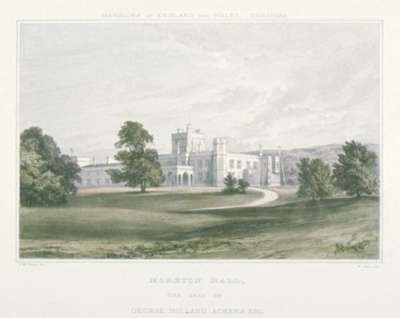 Image of Moreton Hall, the Seat of George Holland Ackers Esq.