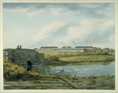 Image of North View of the Barracks near Dorchester