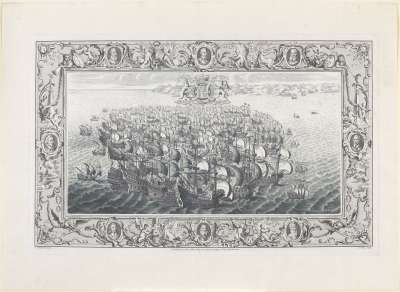 Image of I: The Spanish Fleet coming up the Channel, opposite the Lizard, as it was first discovered