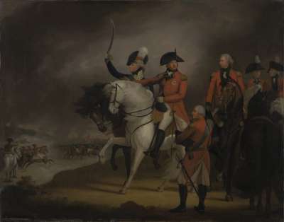 Image of King George III Reviewing the 10th Dragoons