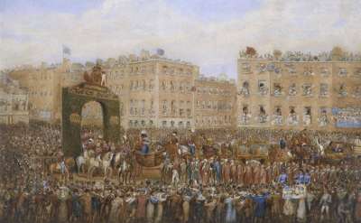 Image of King George IV’s Triumphal Entry into Dublin, 17 August 1821