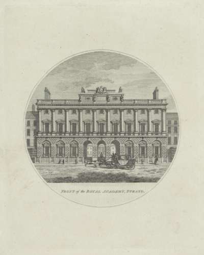 Image of Front of the Royal Academy, Strand