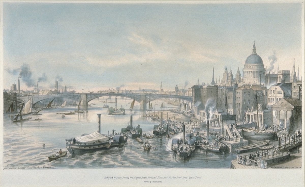 Image of Southwark Bridge from London Bridge