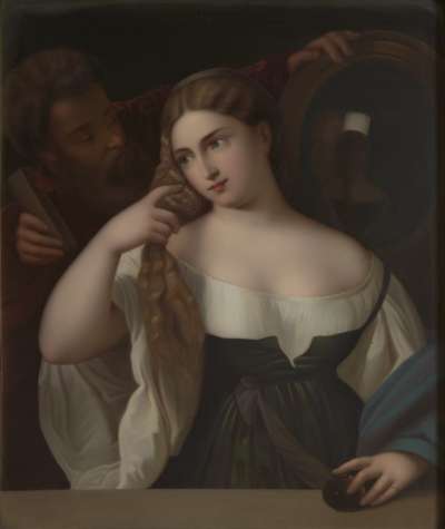 Image of Portrait of a Woman at her Toilet