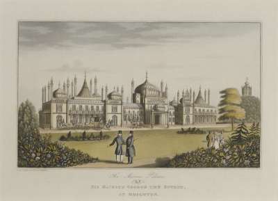 Image of The Marine Palace of His Majesty King George the Fourth, at Brighton
