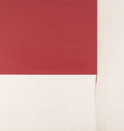 Image of Exposed Painting, Cadmium Red Deep
