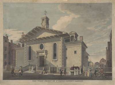 Image of The West Front of St. Paul’s, Covent Garden