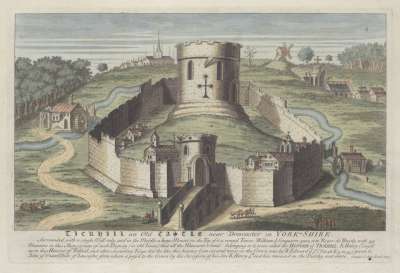 Image of Tickhill Castle, near Doncaster in Yorkshire