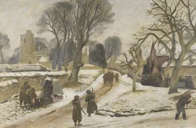 Image of Village of Dinton, January 1941