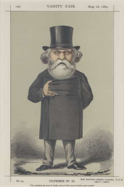 Image of Sir Austen Henry Layard (1817-1894) Diplomat and Archaeologist