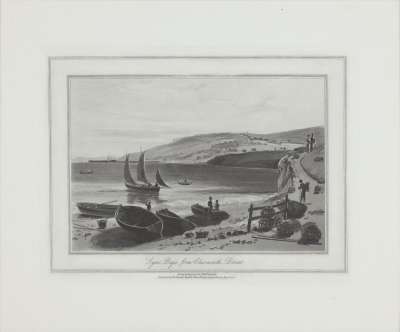 Image of Lyme Regis from Charmouth, Dorset