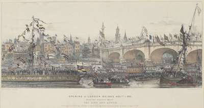 Image of Opening of London Bridge, 1 August 1831