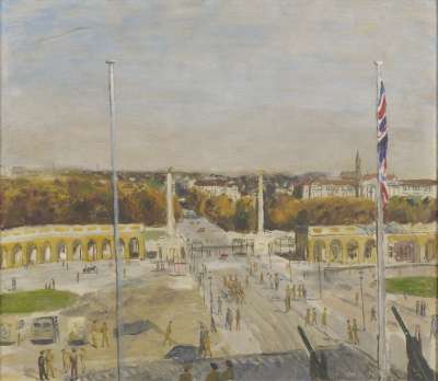 Image of Schönbrunn from the Palace October 1945