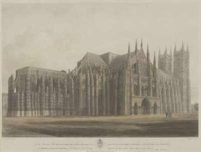 Image of North East View of the Abbey Church of Saint Peter, Westminster