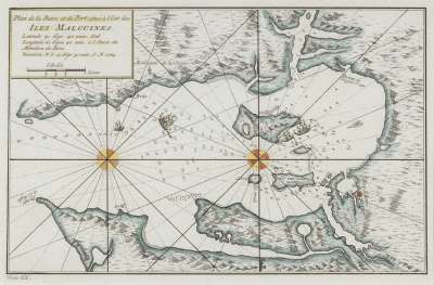 Image of Map of Bay and Port to East of Falkland Islands / Plan de la Baie et du Port Situé à l’Est des Iles Malouines