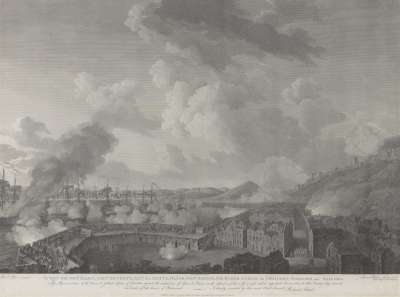 Image of The Defence of Gibraltar in the Afternoon of 13 September 1782