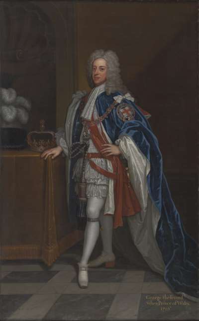 Image of King George II (1683-1760) Reigned 1727-60, in 1716, when Prince of  Wales