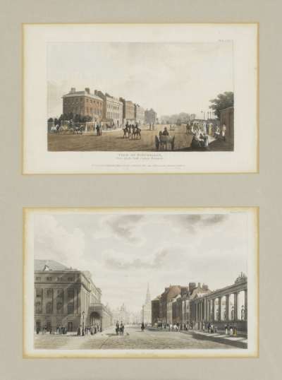 Image of View of Piccadilly from Hyde Park Corner Turnpike; Pall Mall
