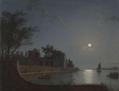 Image of Lambeth Palace by Moonlight
