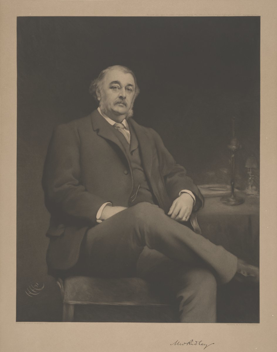 Image of Matthew White Ridley, 1st Viscount Ridley (1842-1904) politican