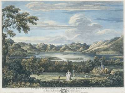 Image of A View of Derwentwater, towards Borrowdale, a Lake near Keswick in Cumberland