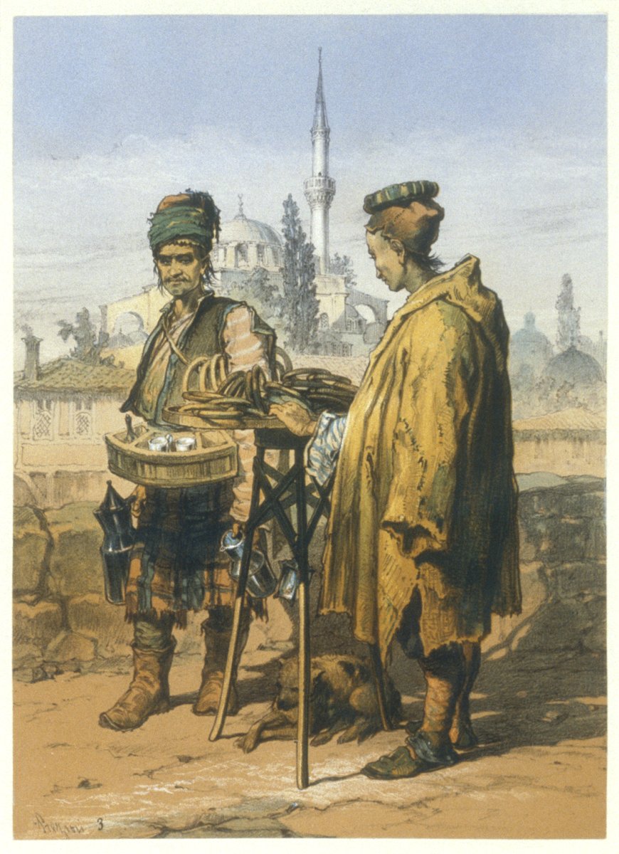 Image of Albanian Sherbet and Bread Sellers