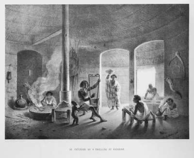 Image of VII: Interior of a Dwelling at Ankobar