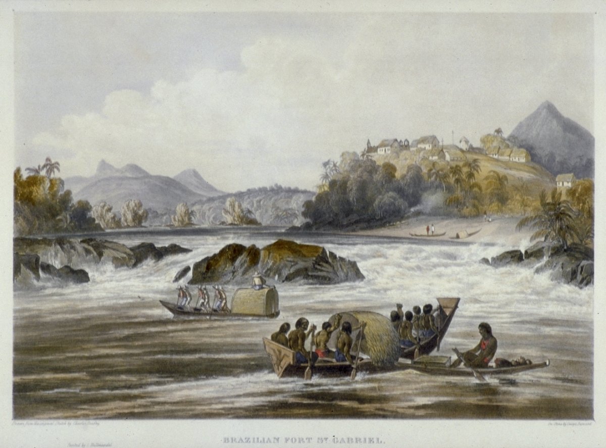 Image of Brazilian Fort St. Gabriel on the Rio Negro
