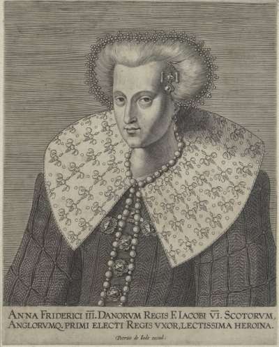Image of Anne of Denmark (1574-1619) Queen of England, Scotland, and Ireland, consort of James VI and I