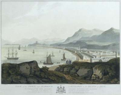 Image of View of the Town and Harbour of Kyleakin in the Island of Skye