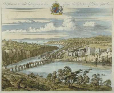 Image of Chepstow Castle belonging to his Grace the Duke of Beauford