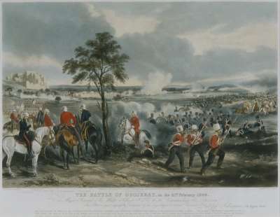 Image of The Battle of Goojerat, on the 21st February 1849