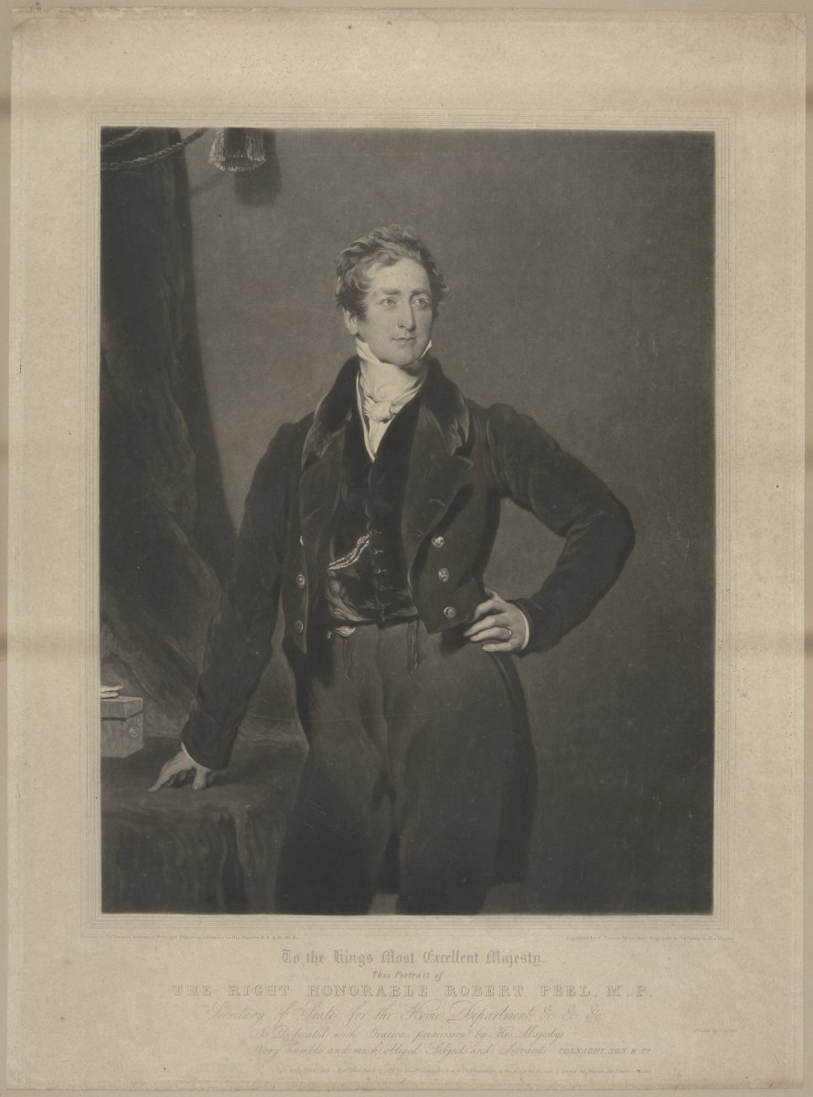 Image of Sir Robert Peel, 2nd Baronet (1788-1850) Prime Minister