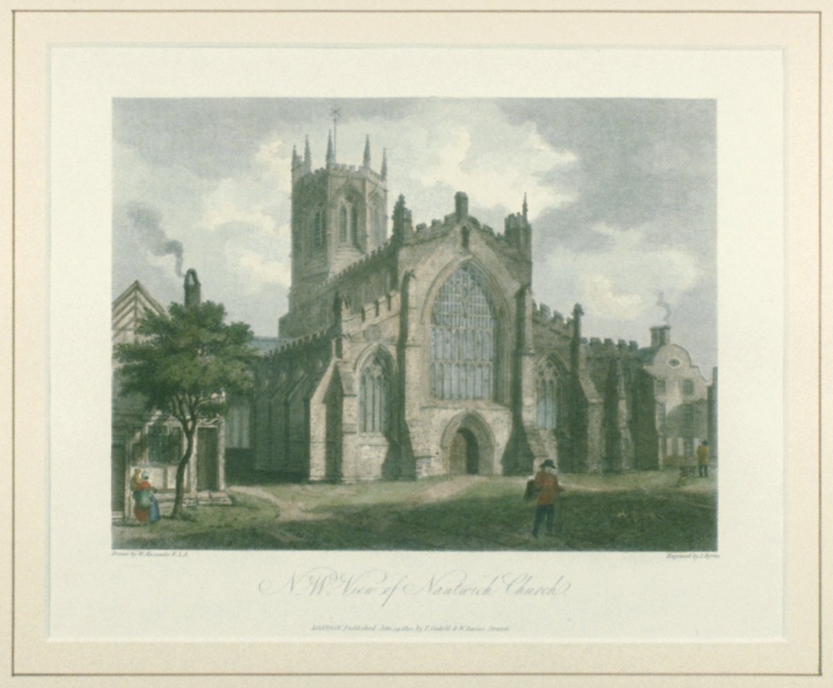 Image of N.W. View of Nantwich Church