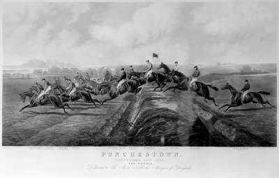Image of Punchestown. Conyngham Cup 1872. The Double.