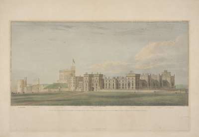 Image of South and East Sides of Windsor Castle, as Repaired, Altered and Improved in the Reigns of King George IV, King William IV and Queen Victoria