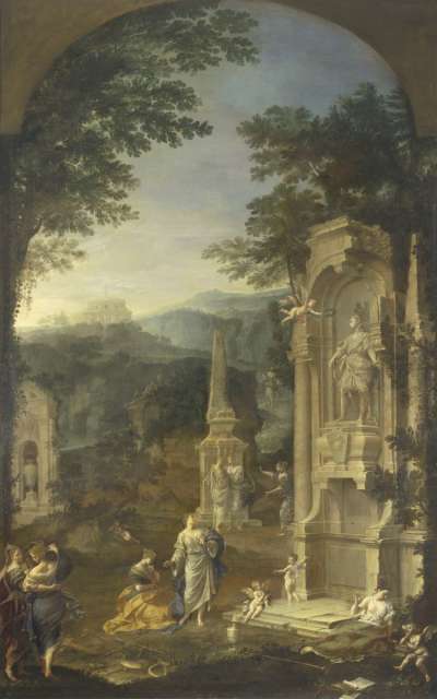 Image of Allegorical Tomb of Joseph Addison (1642-1719) essayist and poet