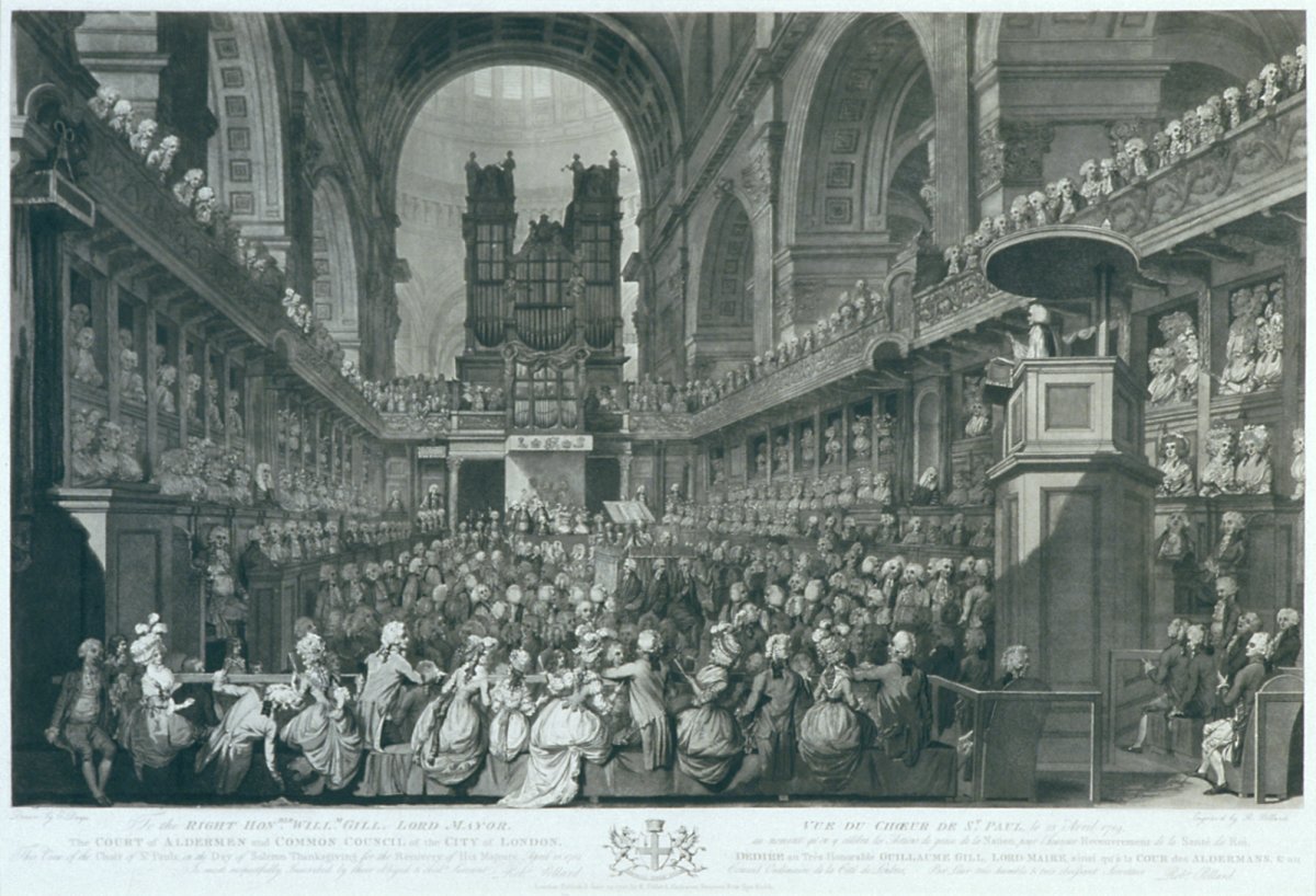 Image of Solemn Thanksgiving for the Recovery of His Majesty, 23 April 1789