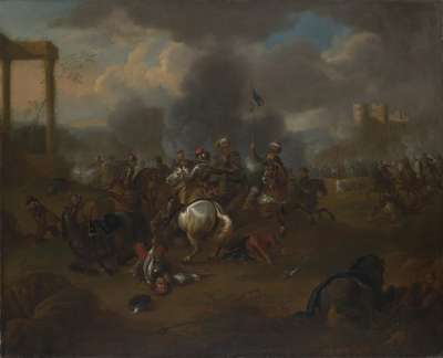 Image of Battle Scene from the Wars of the Ottoman Empire in Europe