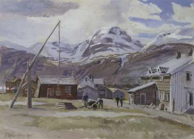 Image of Skibotn, Lyngen Fjord July 1945