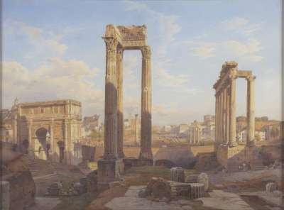 Image of Rome: The Forum in 1863
