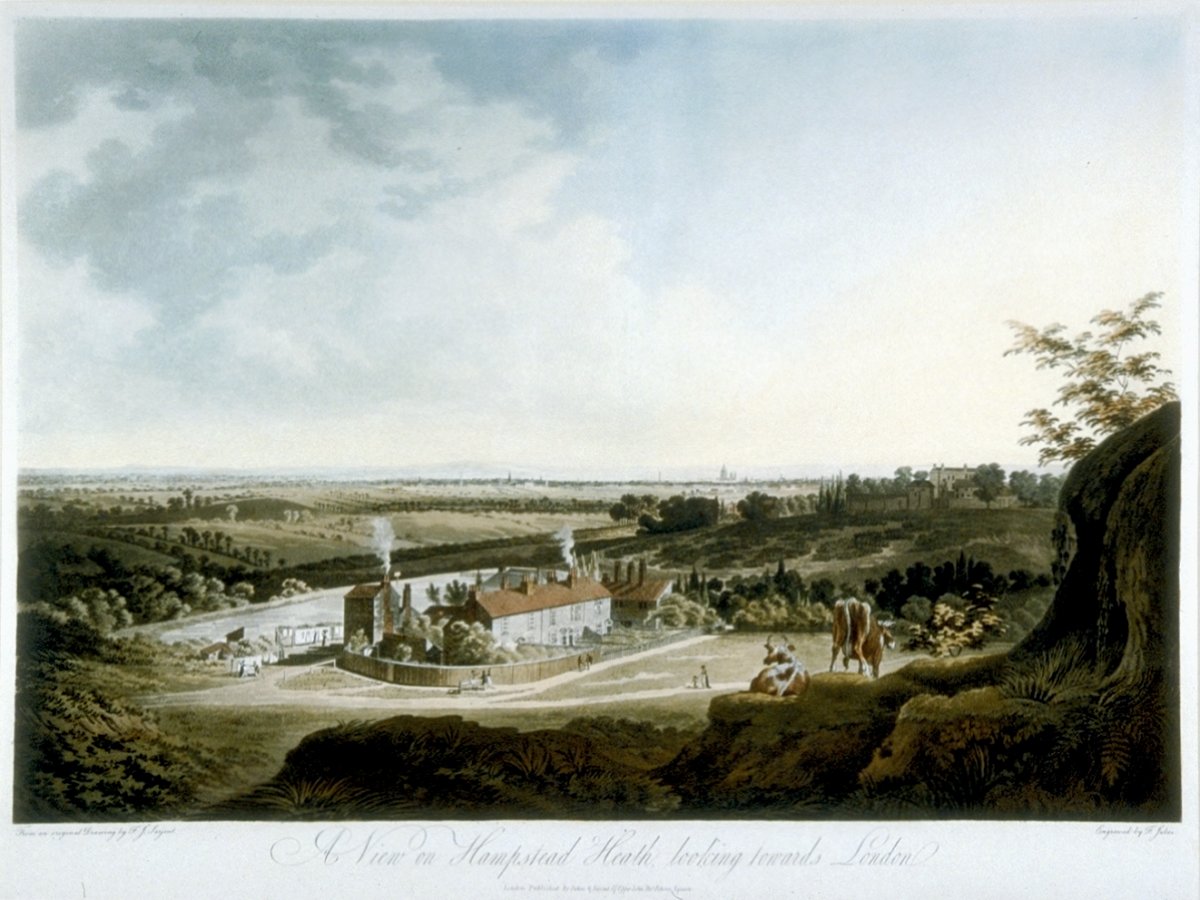 Image of A View on Hampstead Heath, looking towards London