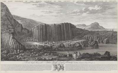Image of The East Prospect of the Giant’s Causeway in the County of Antrim in the Kingdom of Ireland
