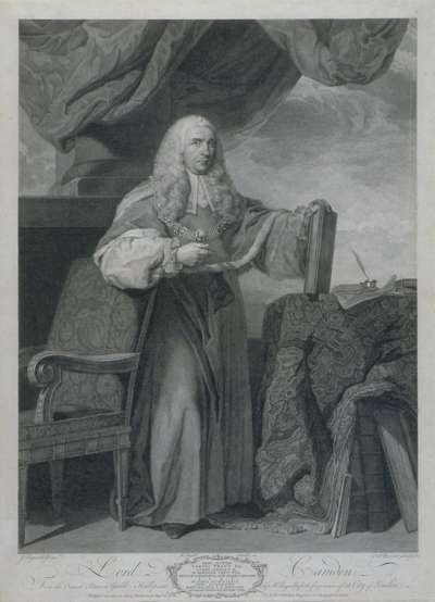 Image of Charles Pratt, 1st Earl Camden (1714-94) Lord Chancellor